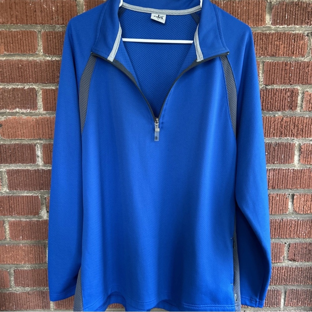 ALO Yoga Men’s XL Blue Quarter-Zip Pullover
